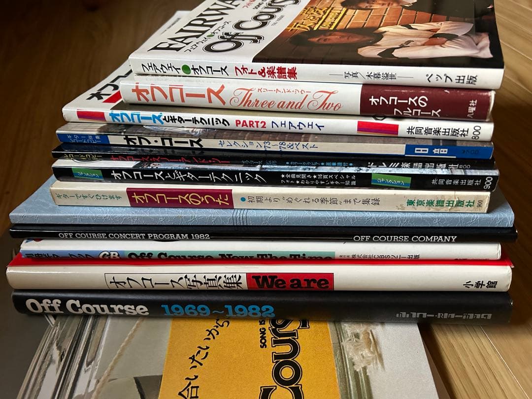 オフコース書籍　写真集　楽譜セット　おまけ付