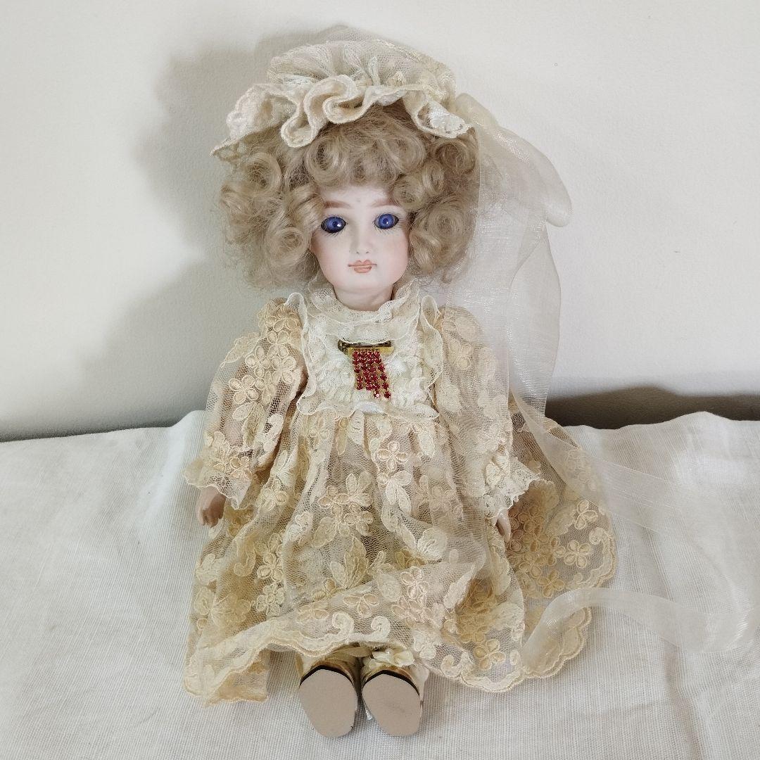 ビスクドール　ハンドメイド　球体関節人形　アンティークドール