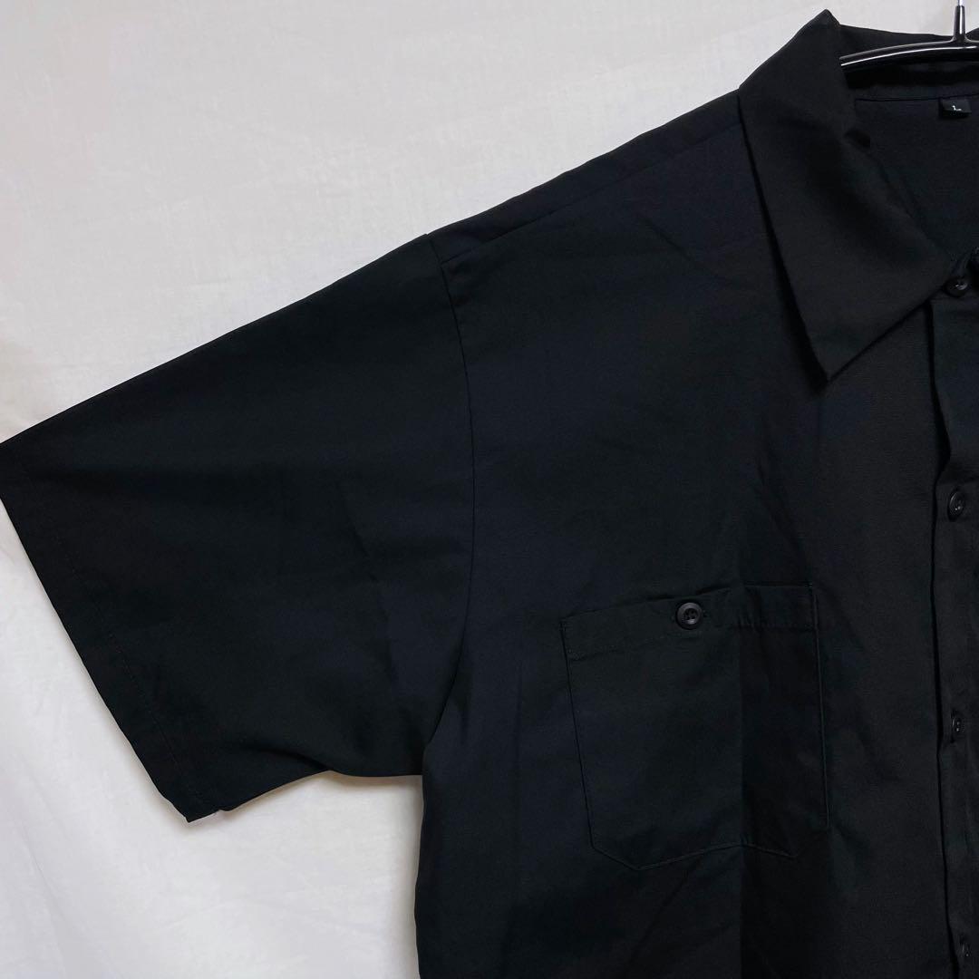 【激レア】B'z 稲葉浩志 半袖シャツ ビーズ CREWプリント 黒ブラック L