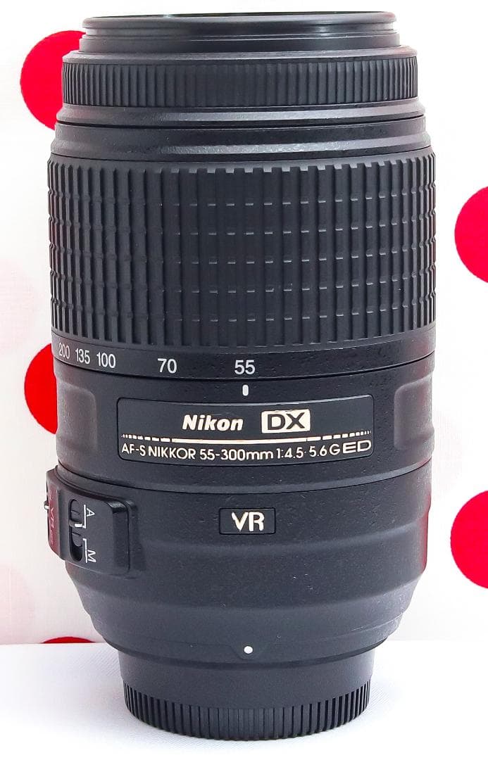 ニコン Nikon AF-S 55-300mm❤手振れ補正付❤300㎜望遠レンズ