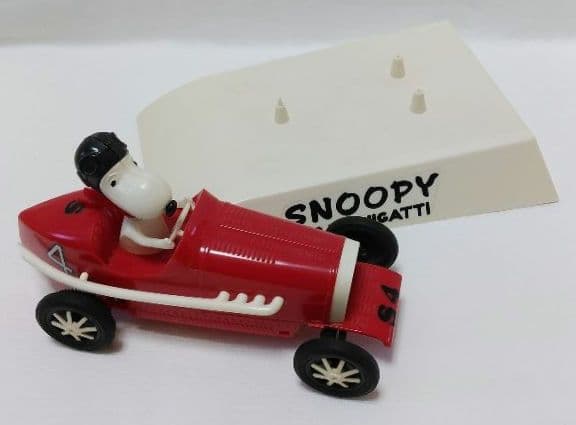 スヌーピー1970年アンティーク❤︎ブガッティ認定MBASE1928ディスプレイ