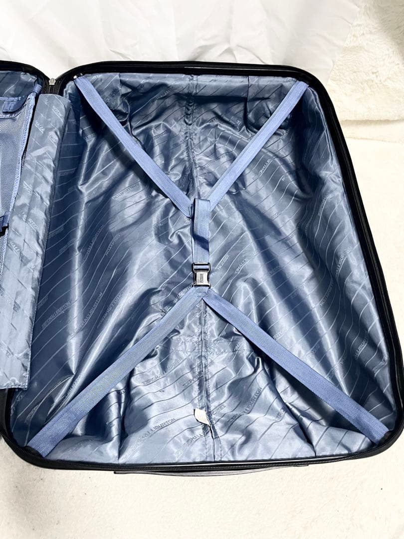 ゼロハリバートン スーツケース キャリーケース 70L ロゴ 金具 大容量 黒