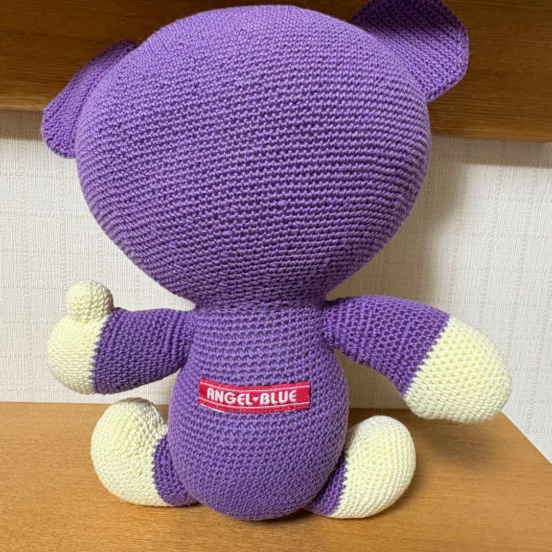 エンジェルブルー ナカムラくん 編みぐるみ パープル