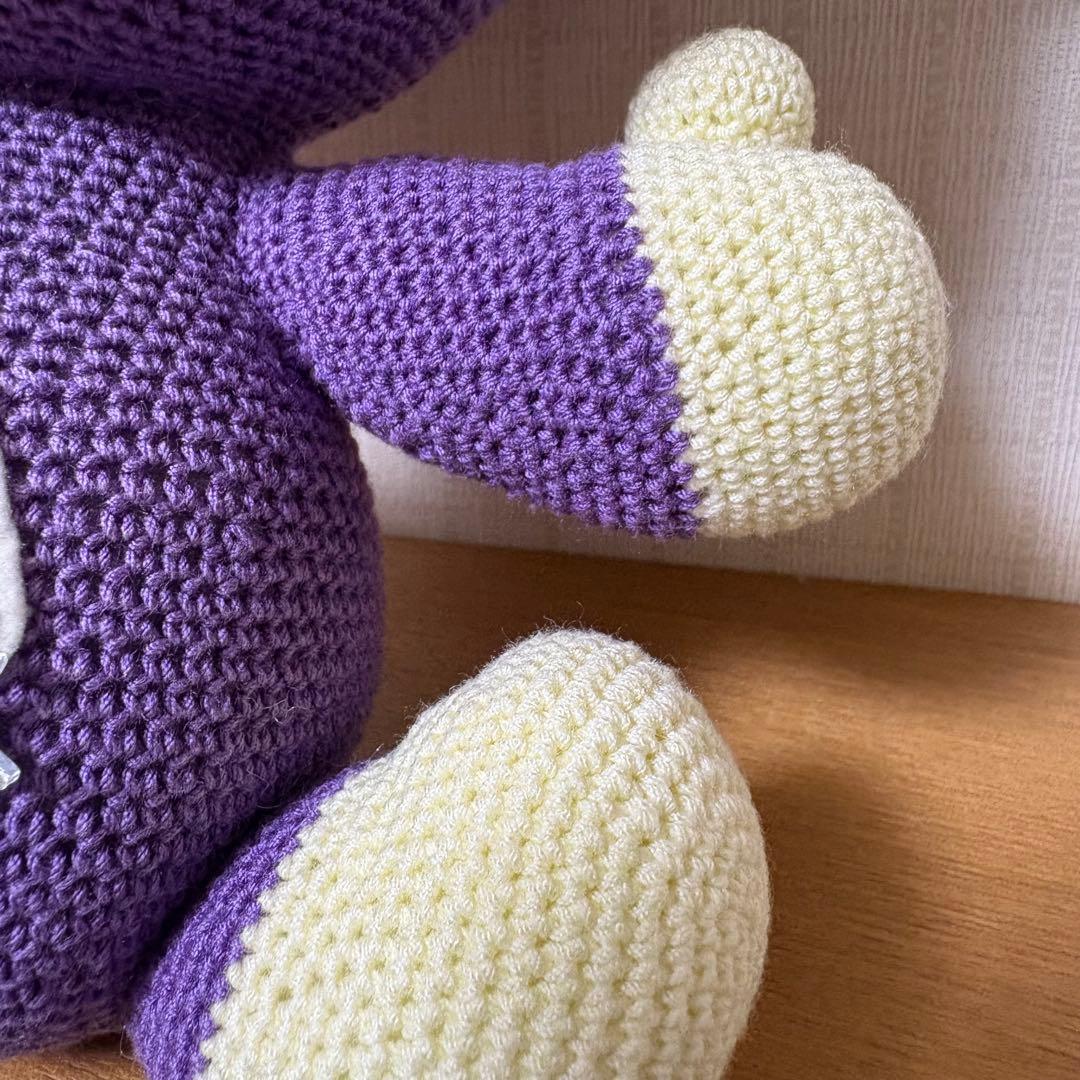 エンジェルブルー ナカムラくん 編みぐるみ パープル