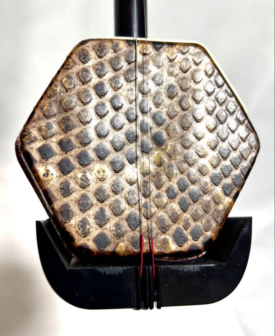 二胡　セット　本皮製　牡丹牌