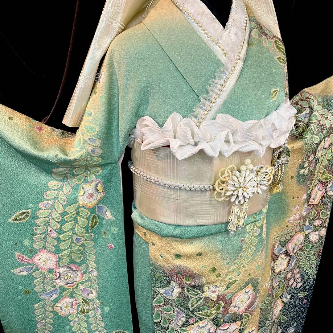 振袖フルセット ■辻が花振袖■花絞り■成人式振り袖■振袖一式