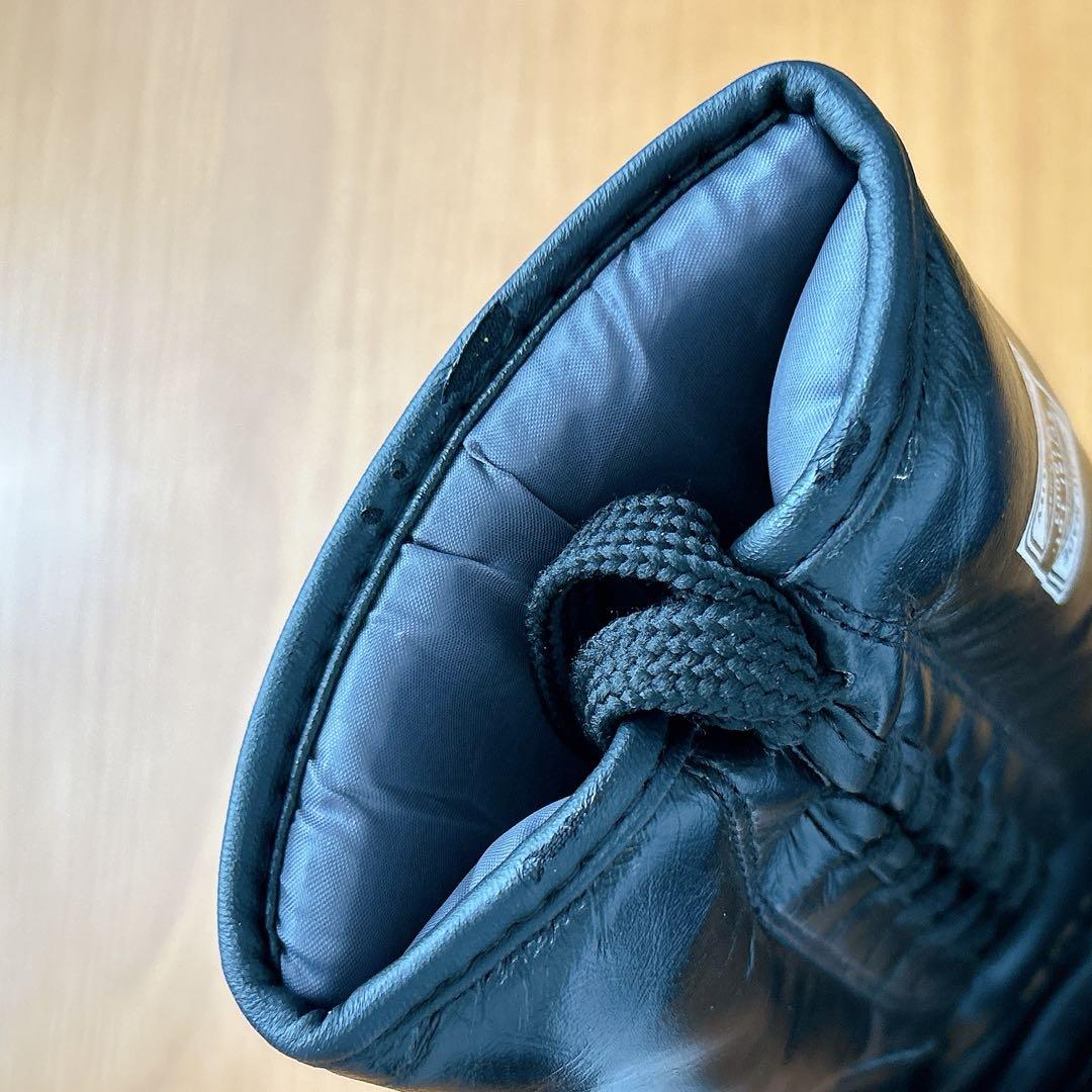 ❣️訳あり❣️ボクシンググローブ 14オンス 14oz ブラック 紐付き 牛革