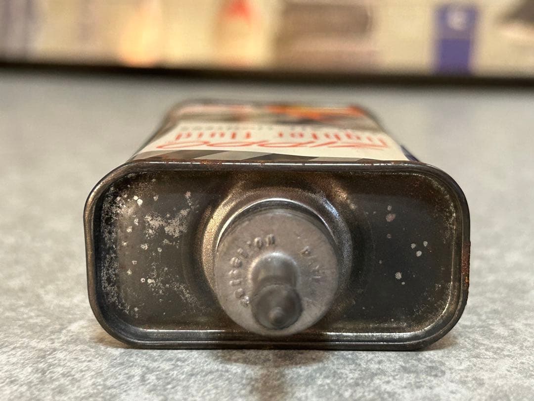 ビンテージzippo 1957-63 lighter fluid オイル缶