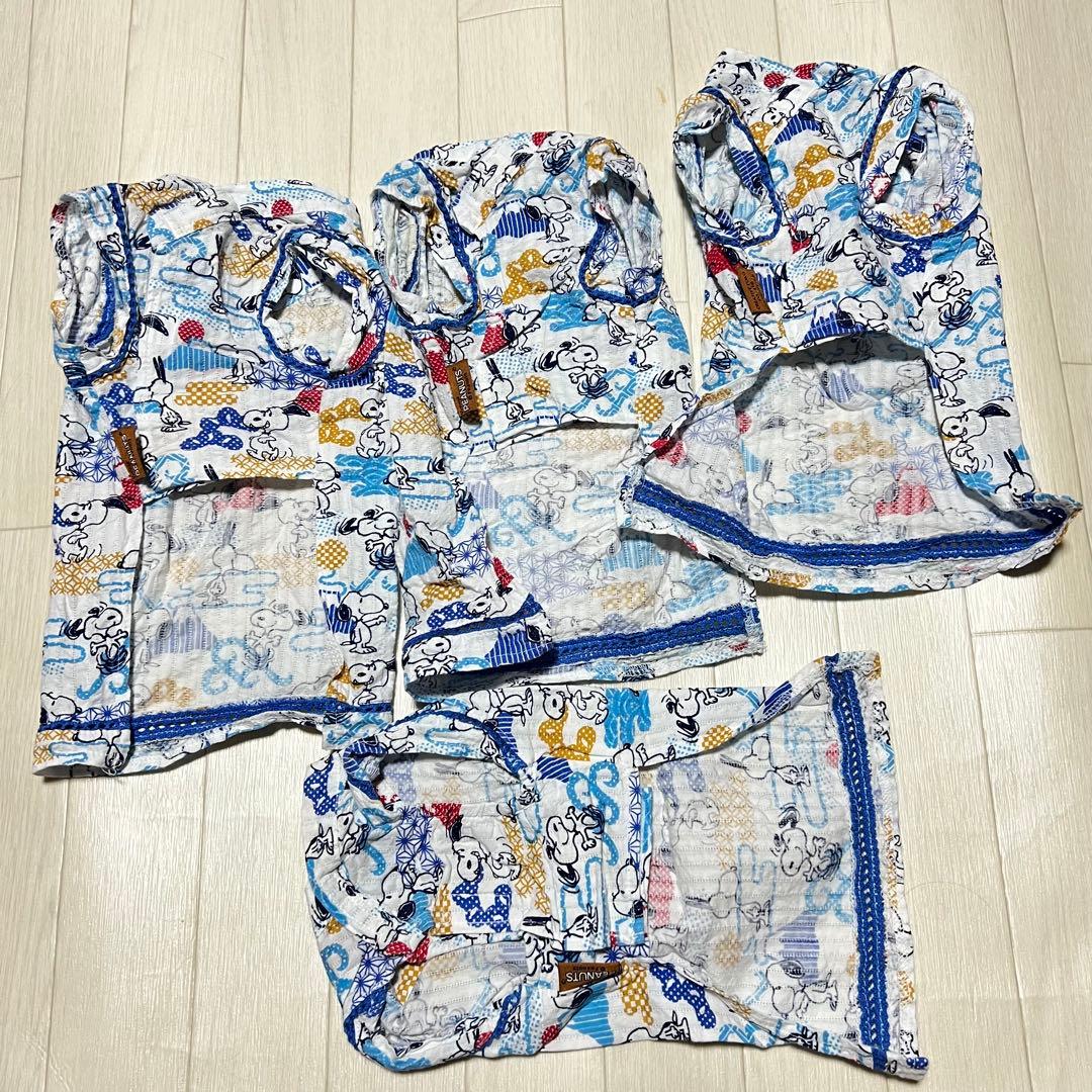 5枚セット ペットパラダイス スヌーピー 甚平 浴衣 SNOOPY ピーナッツ