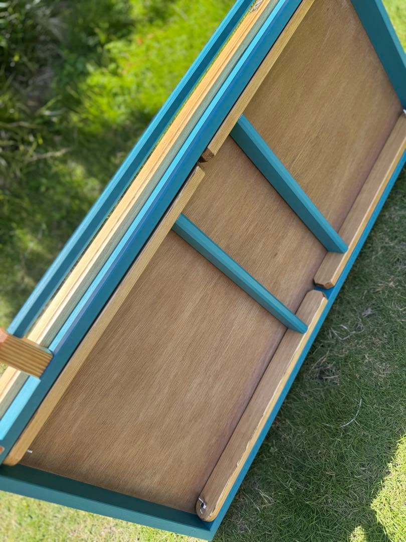 リスタオルテガ柄折りたたみテーブル