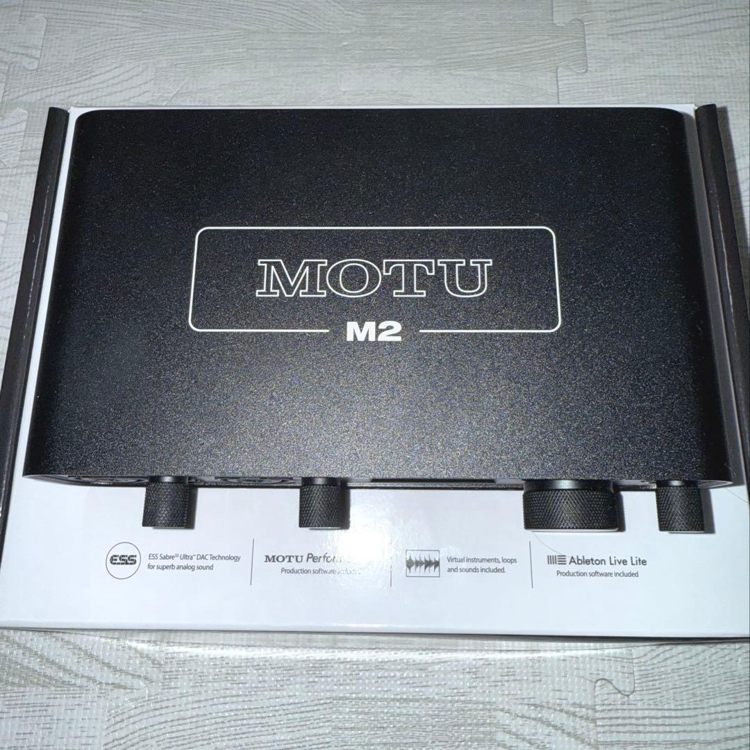 motu m2 オーディオインターフェース