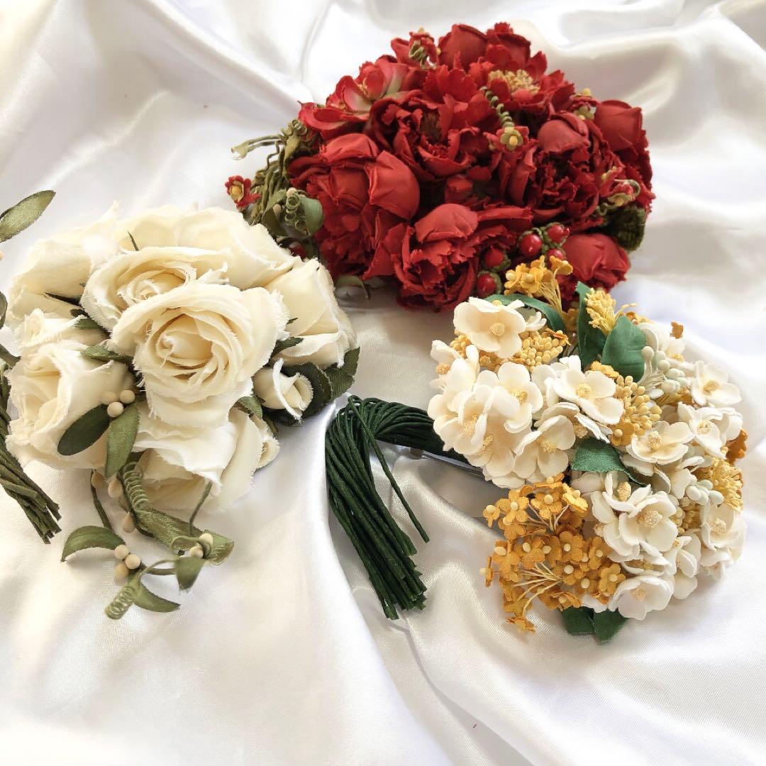 【美品】ピンクハウス カネコイサオ コサージュ5点セット 造花 アクセサリー