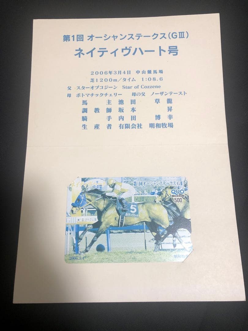 非売品　記念品　オグリローマン　桜花賞　激レア　関係者　オグリキャップ　妹