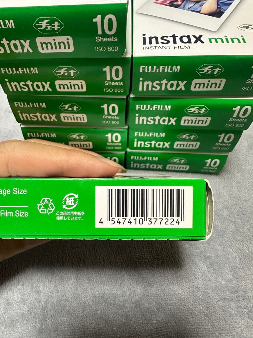 FUJIFILM instax mini インスタントフィルム X１０箱