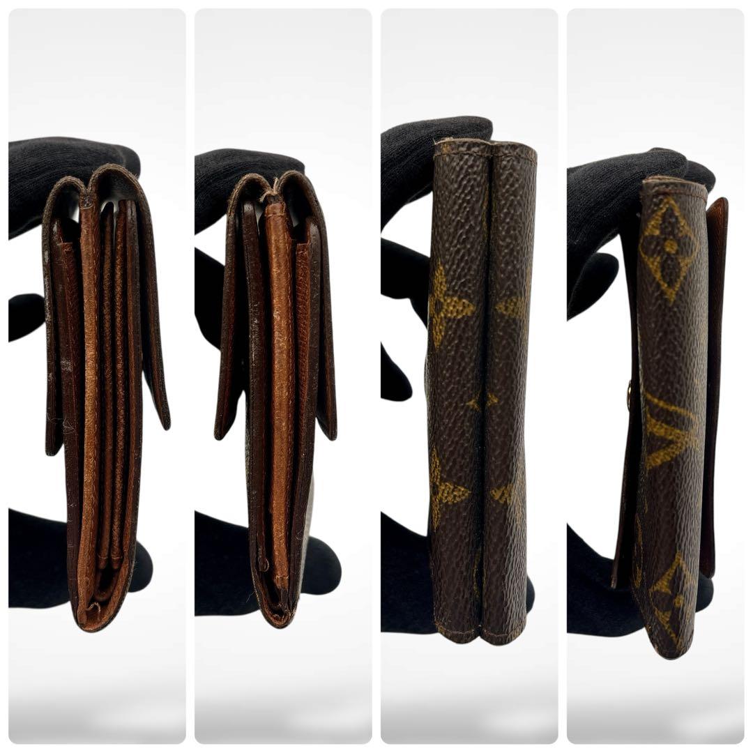 ルイヴィトン モノグラム ポルトモネ ビエ カルトクレディ 三つ折り財布 廃盤