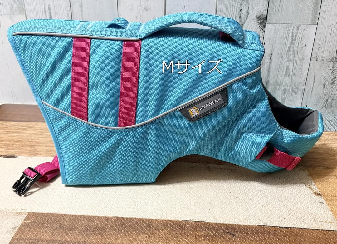 RUFFWEAR 犬用ライフジャケット M　ブルー　ラフウエア　ライフベスト