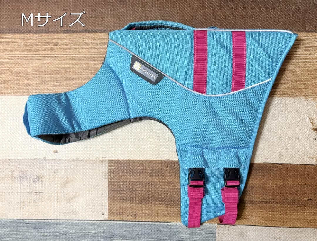 RUFFWEAR 犬用ライフジャケット M　ブルー　ラフウエア　ライフベスト