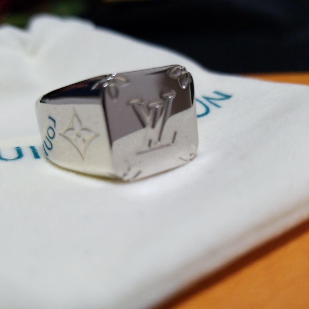 【極美品】Louis Vuitton シグネットリングシルバー【鑑定済】✨