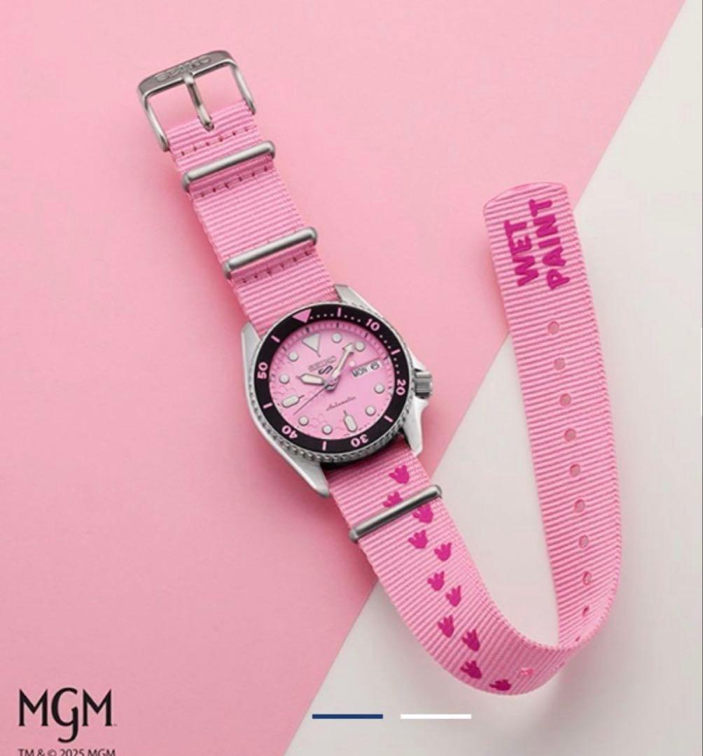 セイコー5スポーツ SKX series ピンクパンサー SBSA321