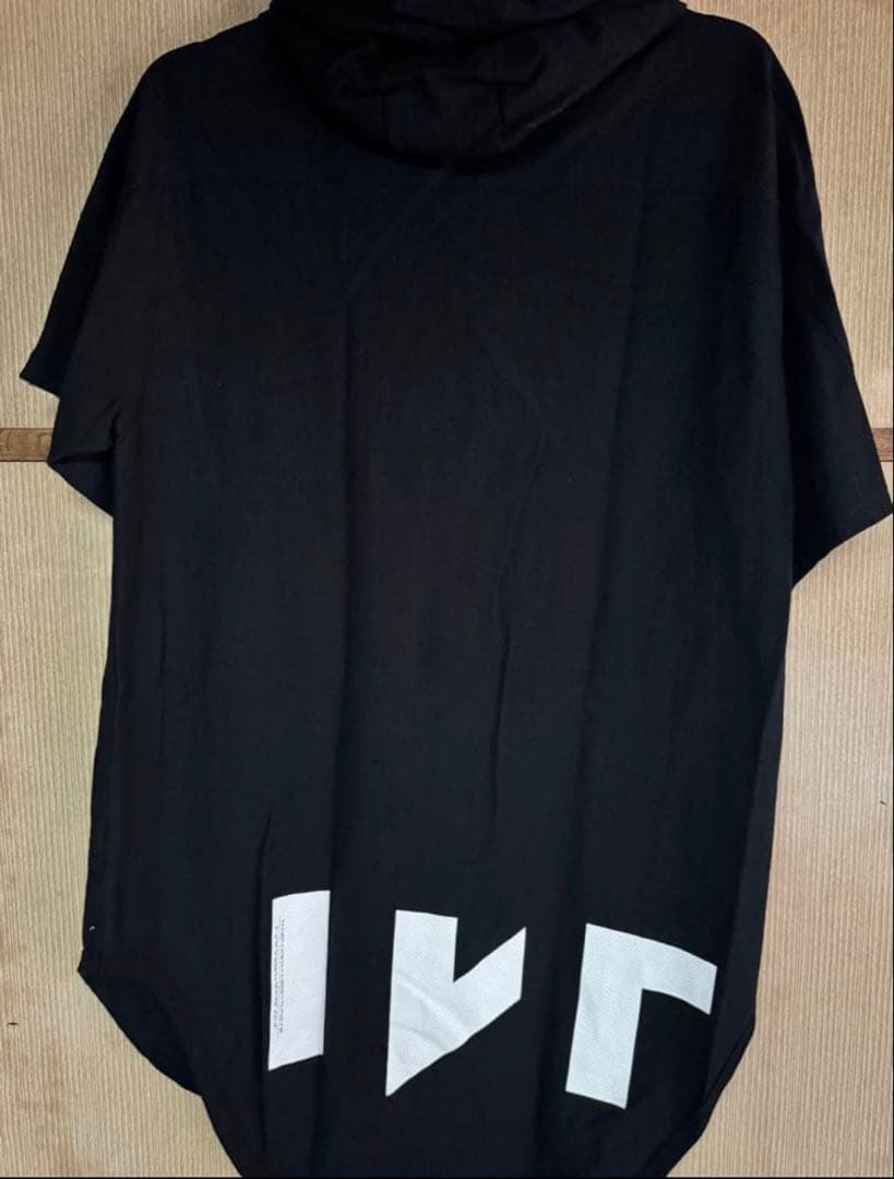 アイケーイー フード付きカットソー Tシャツ 黒 IKE サイズ フリー