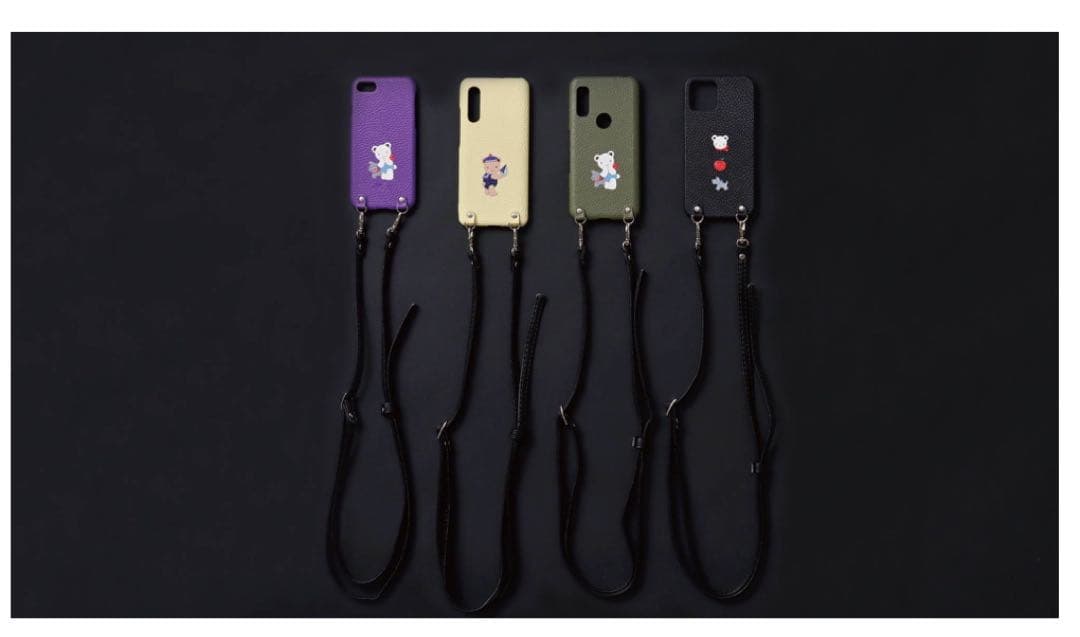 Familiar スマホケース キャラクター付き