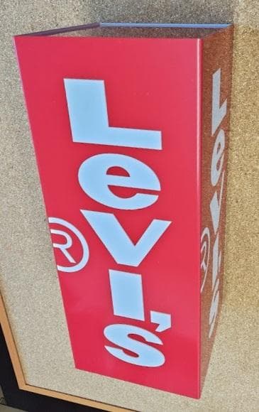Levi's リーバイス アクリル 看板 ノベルティグッズ