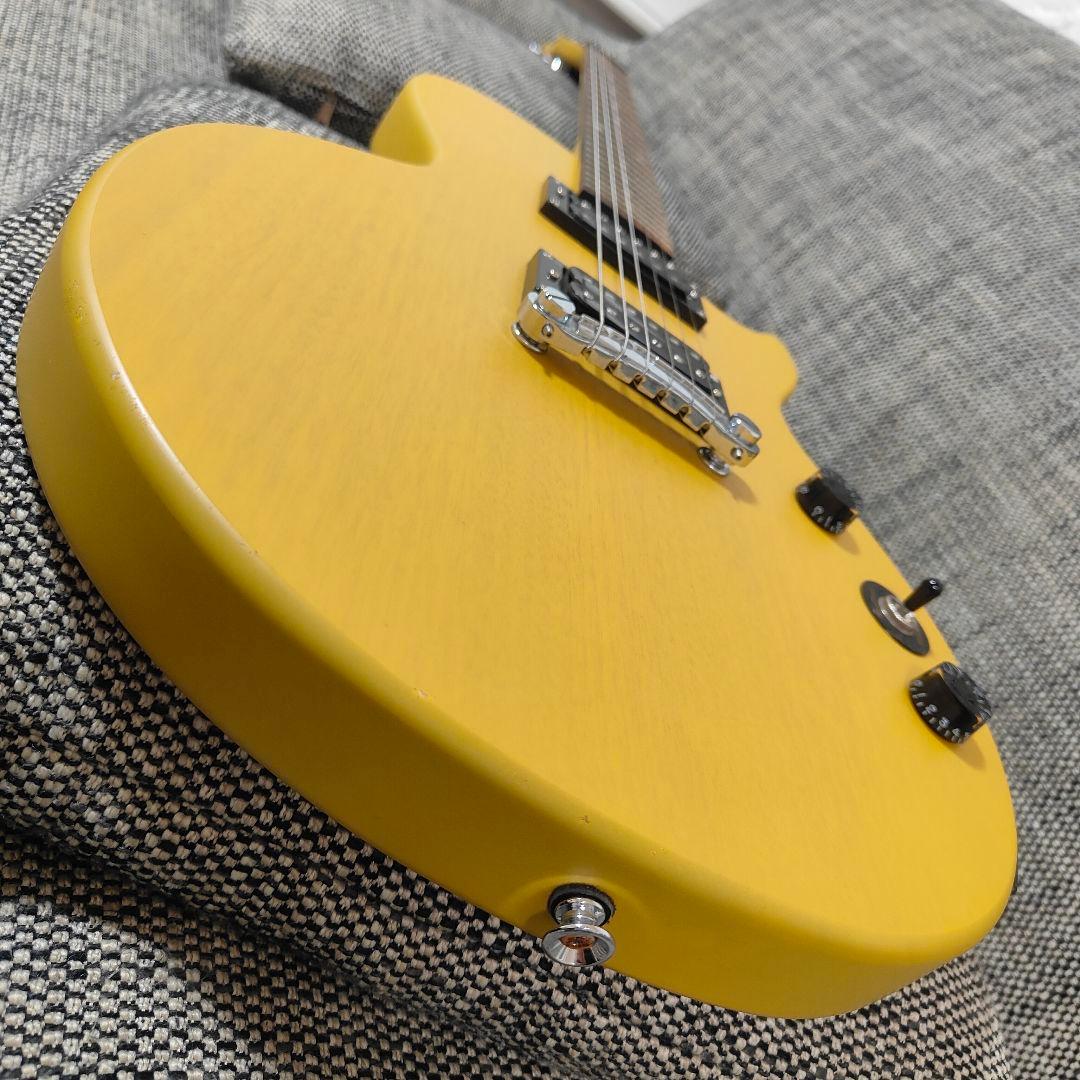 美品 Epiphone Lespaul レスポール TVイエロー チューナー付