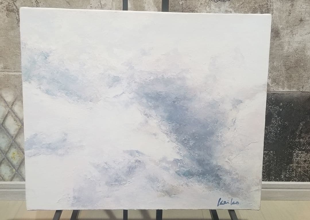 油絵　肉筆絵画 F8サイズ「SKY」