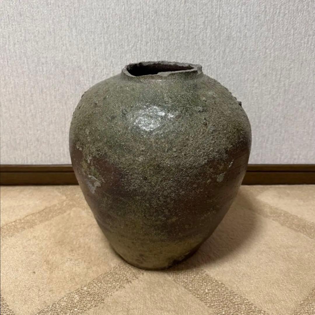 古丹波 壺 鎌倉時代 室町時代 備丹 窯印 古備前 古越前 古信楽 古美術 骨董