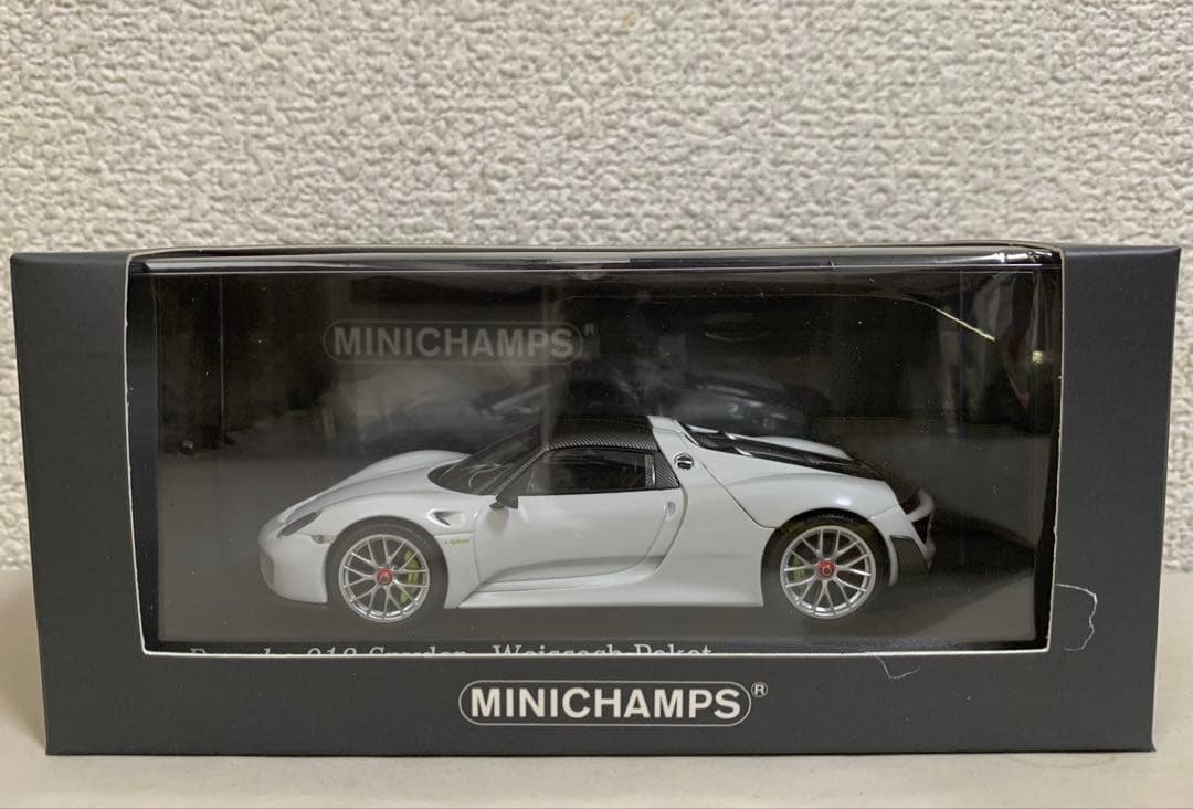 ミニカー 1/43 Porsche 918 Spyder Weissach Paket