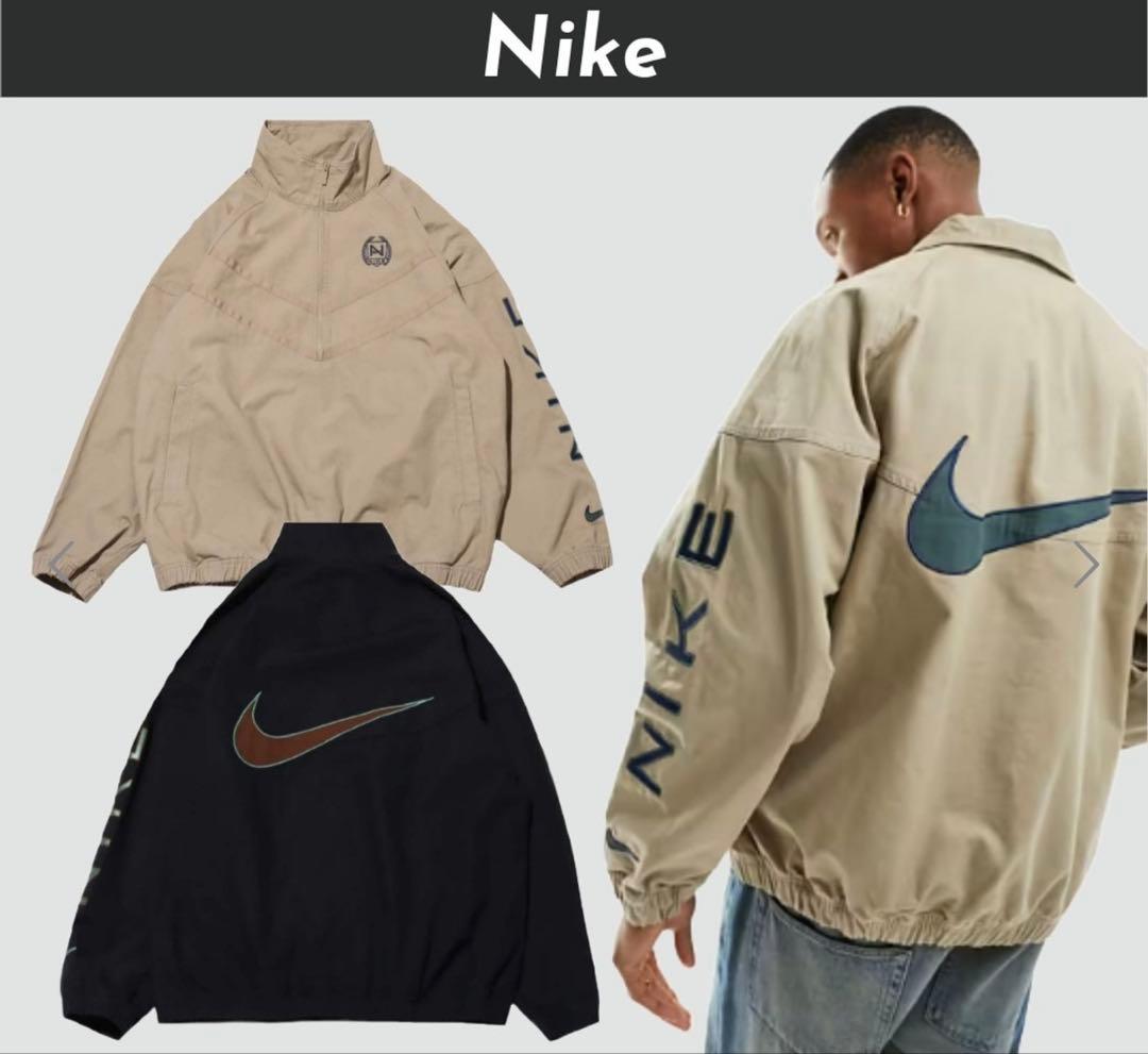 NIKE ハーフジップ キャンバスジャケット