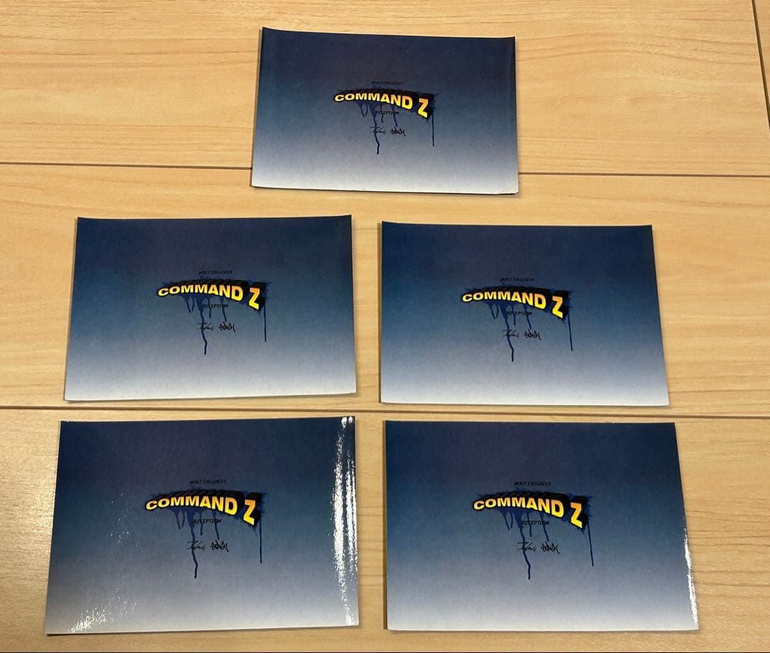 非売品 希少 COMMAND Z コマンドＺ ポストカード 型ステッカー