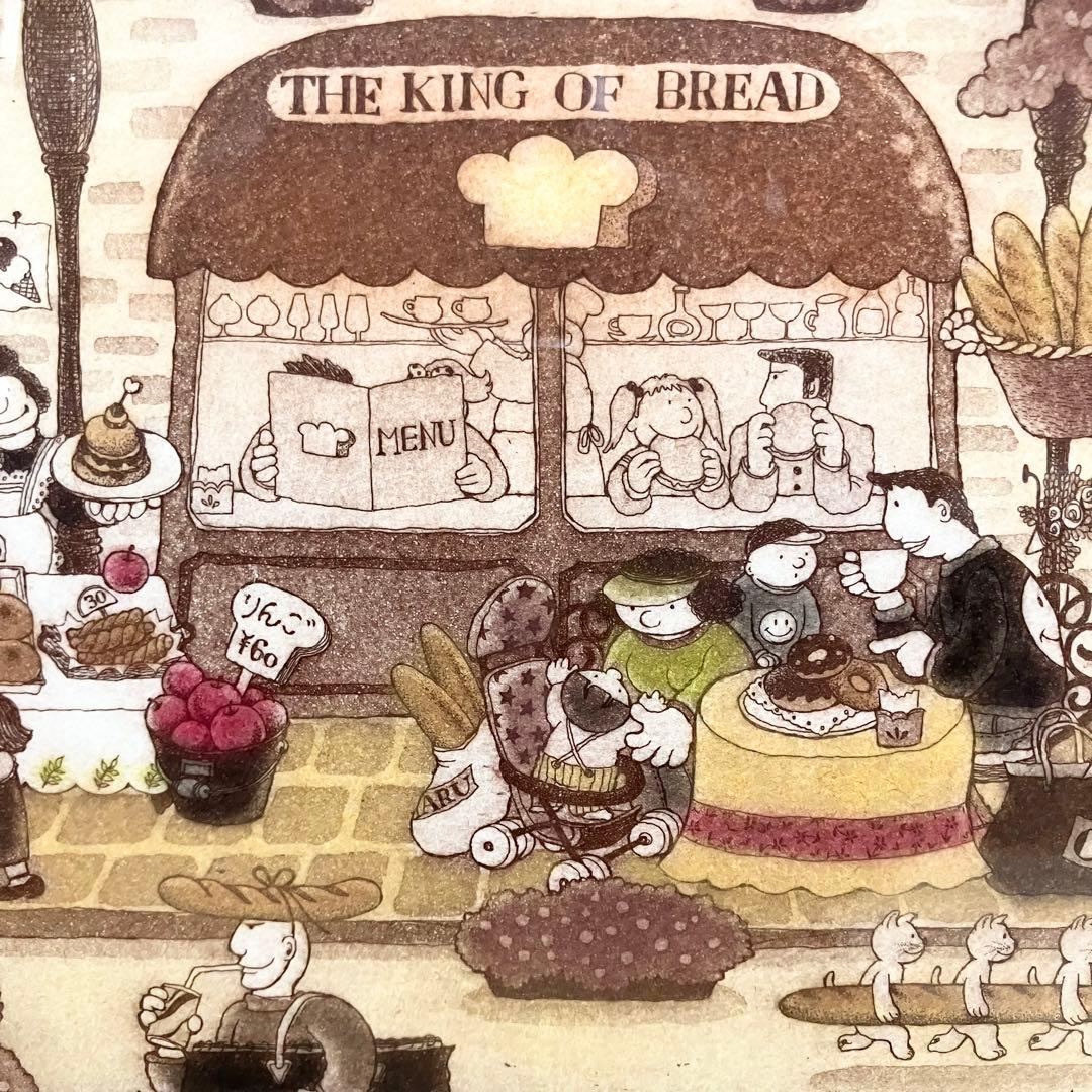 希少　限定品　銅版画　上砂理佳　「みんなでお昼どき」　レア　140/180