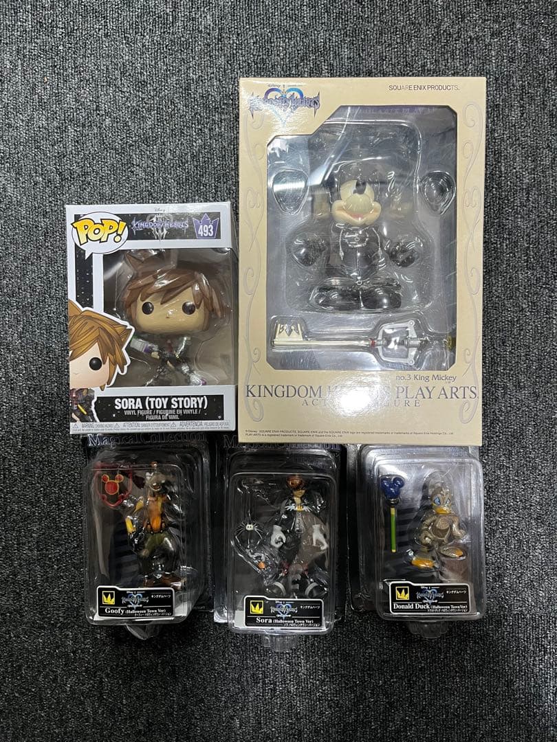 【新品・未開封】キングダムハーツ フィギュア 5点