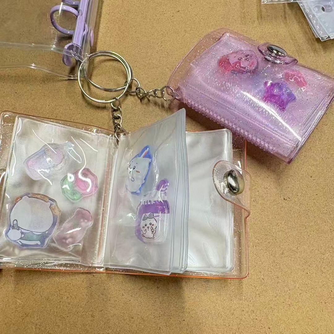 しおり　20個　A7バインダー　＋　ミニシール帳　クリアファイル 10枚付