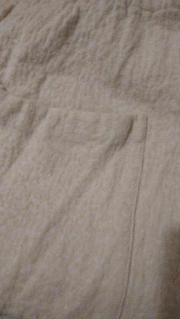 アトリエナルセ コットンウールツイルサルエルパンツ キナリ