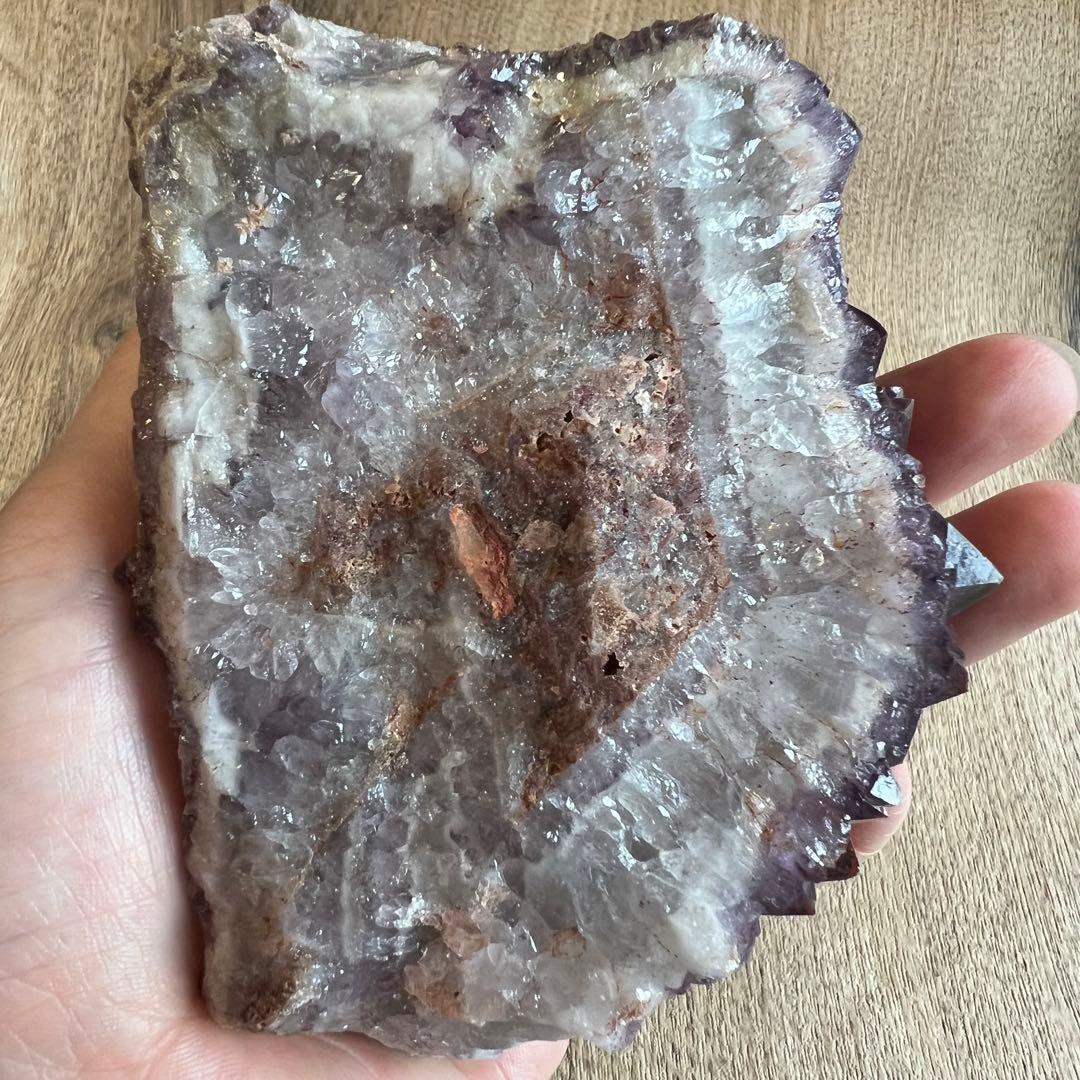 アメシスト ヘマタイト 共生 鉱物 標本 原石 アメジスト