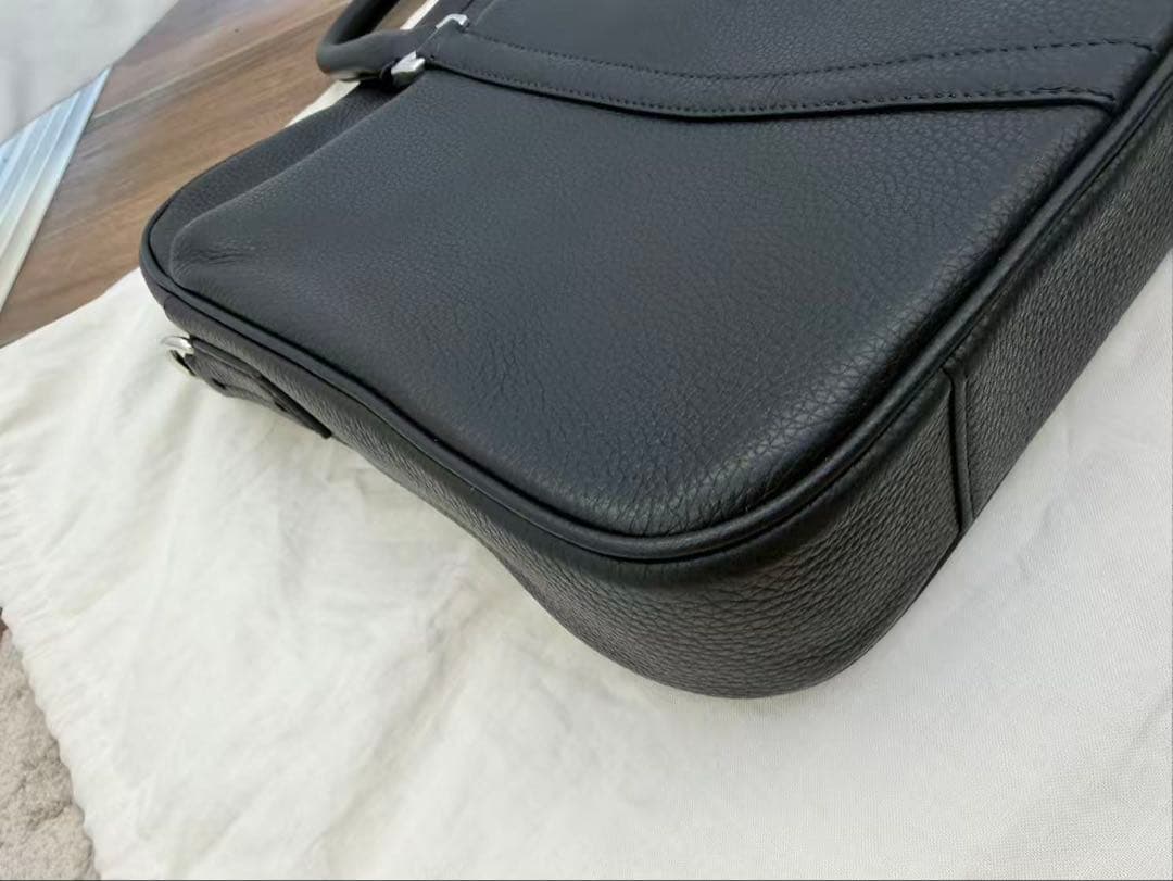 BALLY バリー　MALESO 2WAY ブラックレザー ビジネスバッグ