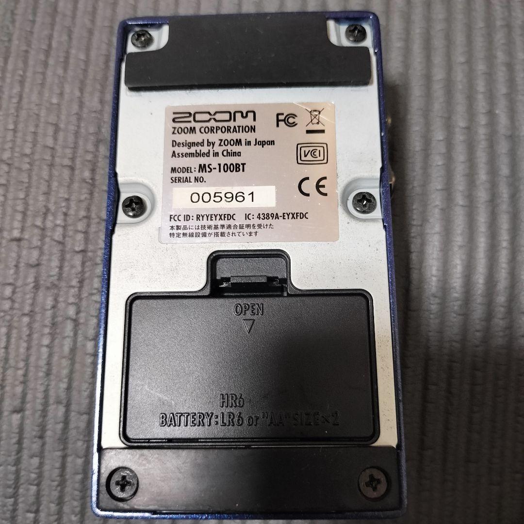 ZOOM MS-100BT ギターエフェクター Bluetooth機能付き