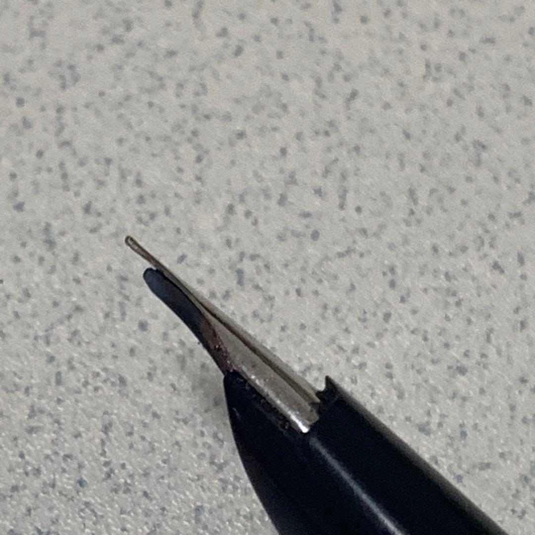 パイロット　エリート　格子柄　18Kニブ