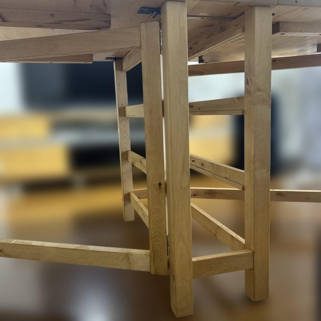 しこたんですIKEA 折りたたみテーブル　ノールデン　ゲートレッグテーブル