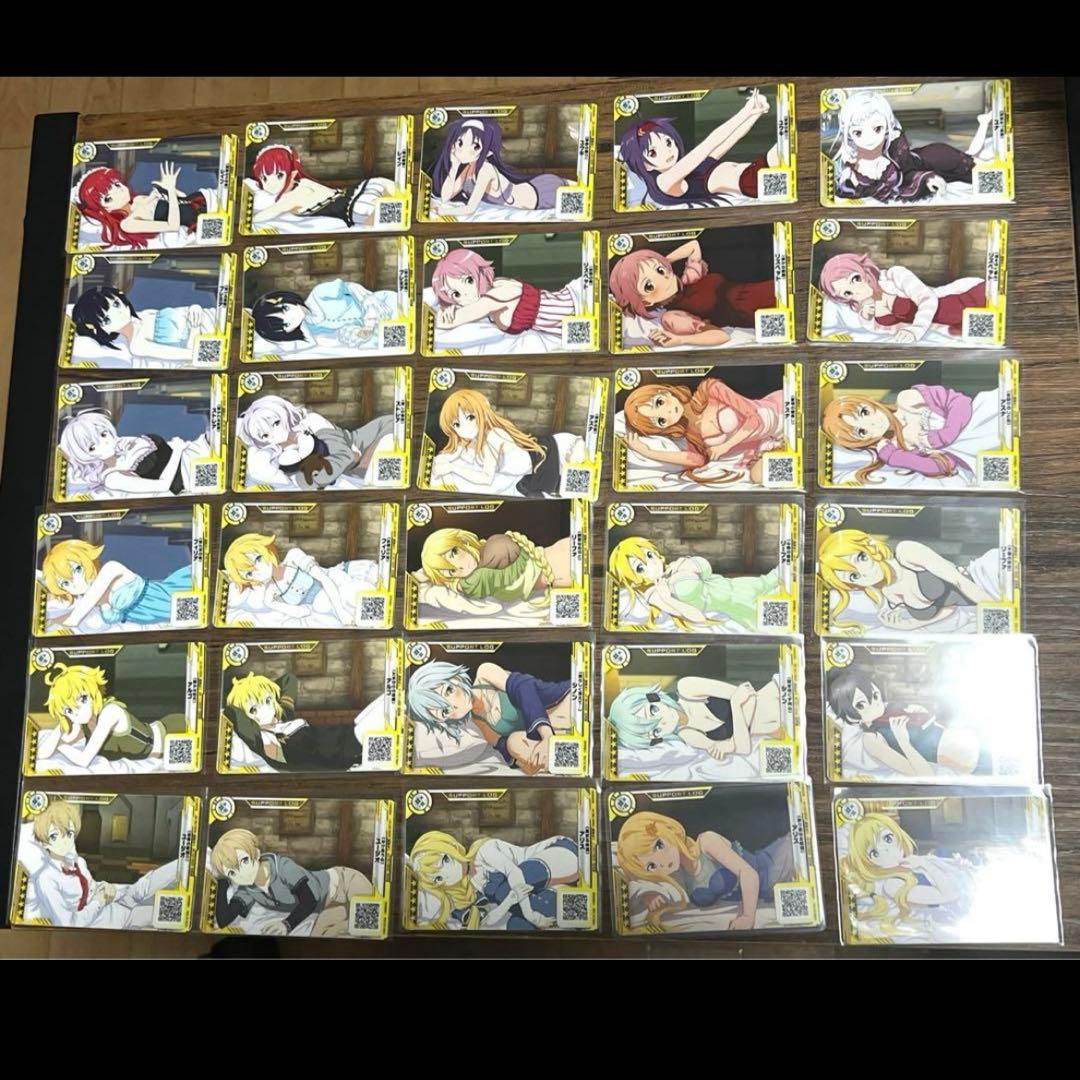 ソードアート・オンラインアーケード　SAOAC 添い寝カードまとめ売り　45枚