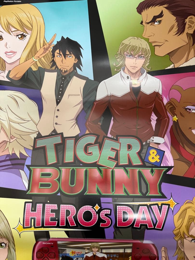 TIGER&BUNNY HERO's DAY 店頭販促用ポスター　タイバニ
