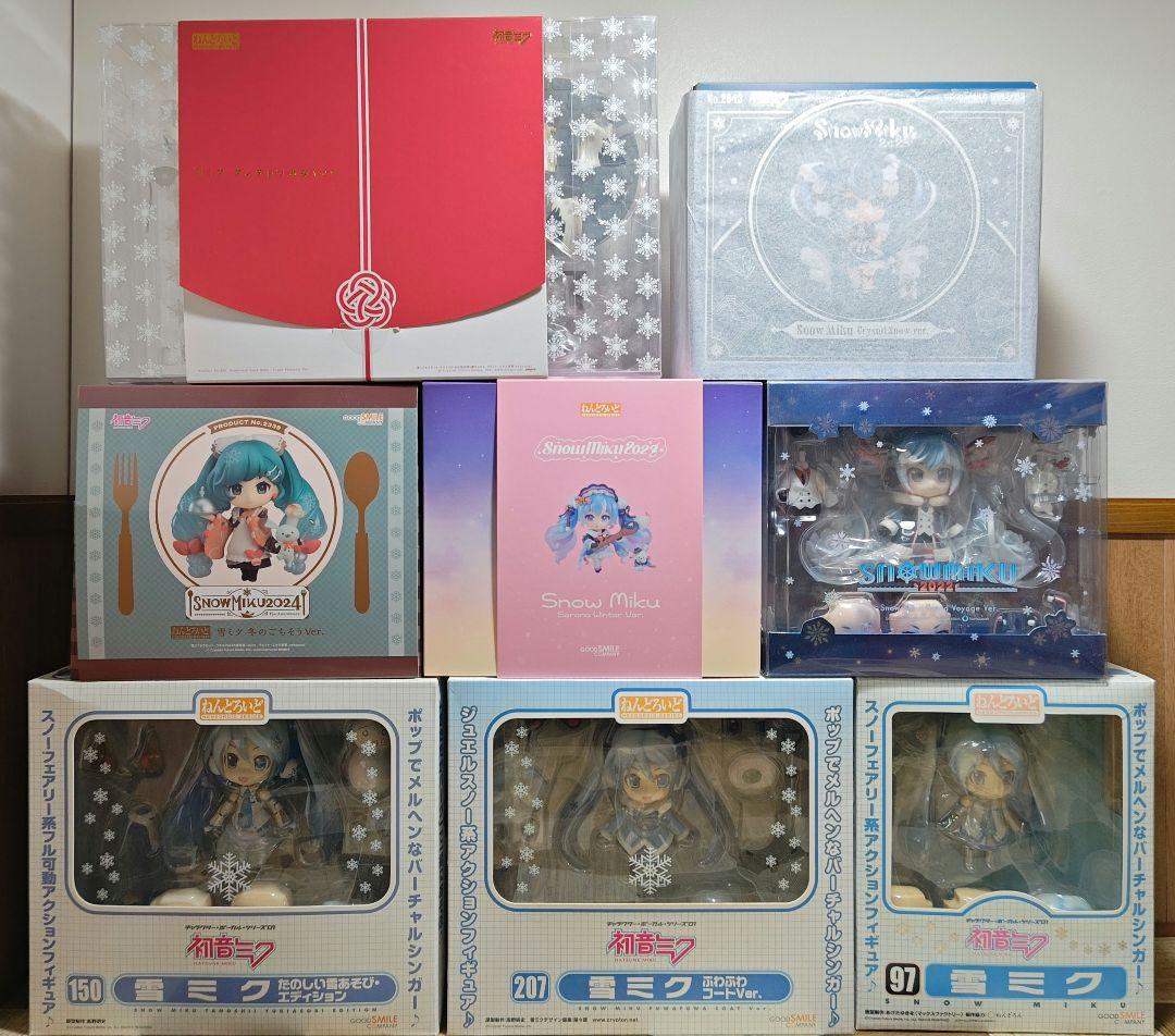 【開封品】新品あり ねんどろいど 雪ミク １１体セット