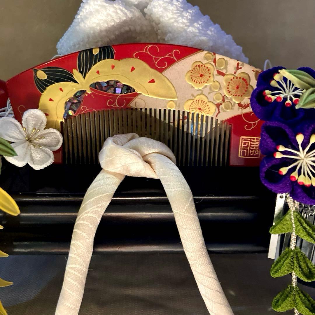 専用　舞妓簪　梅竹蝶々　花簪　藤下がり　鼈甲色簪　Uピン簪　櫛簪　玉簪　水引簪
