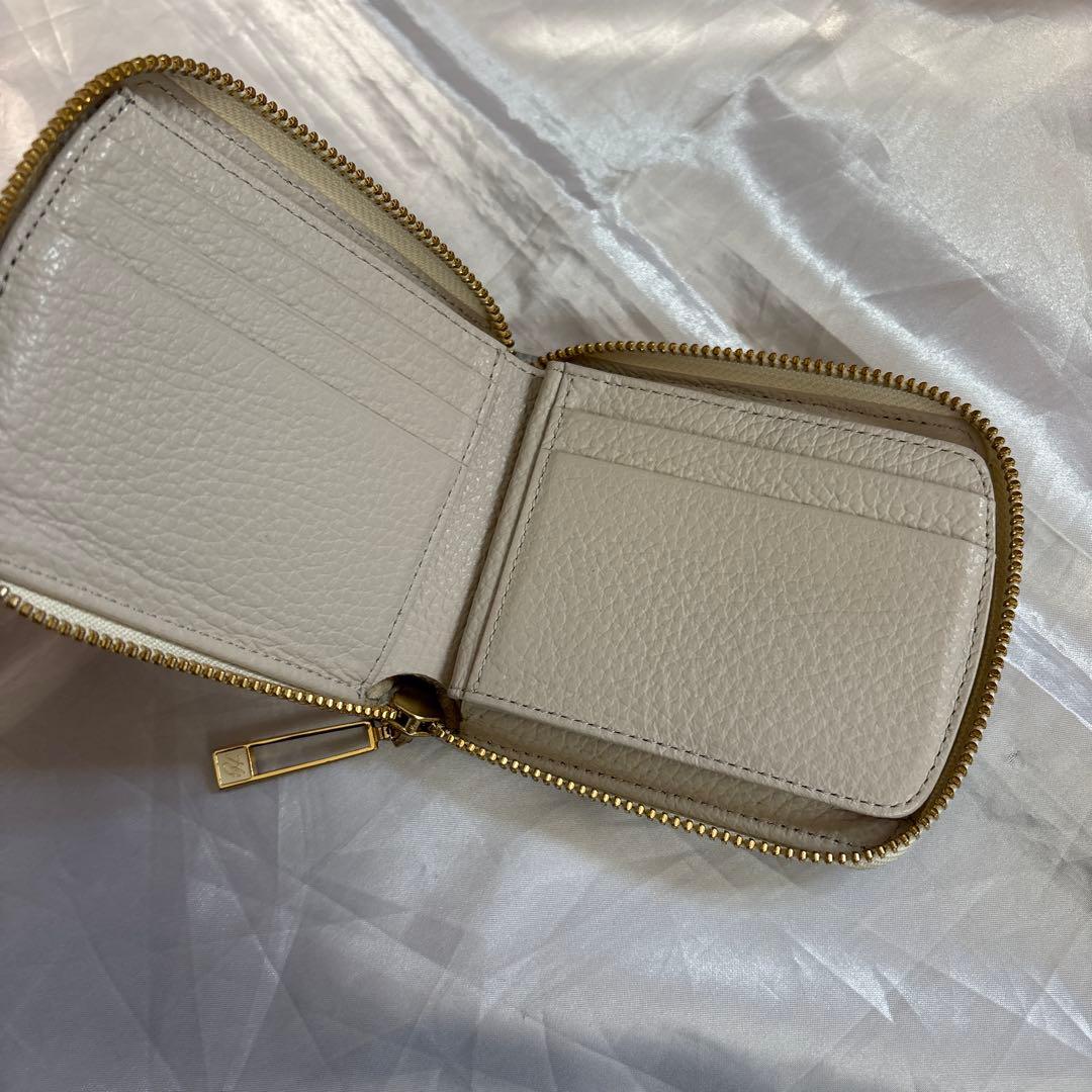 HerSchedule プラチナチャンス金箔ラグジュアリーパイソン 二つ折り財布