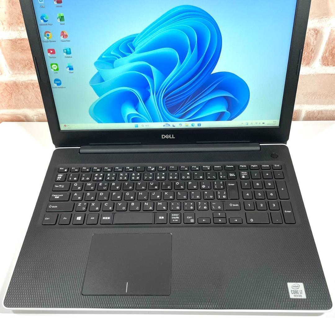 ★希少PC★ホワイト 第10世代Corei7 SSD512GB DELL QQ3