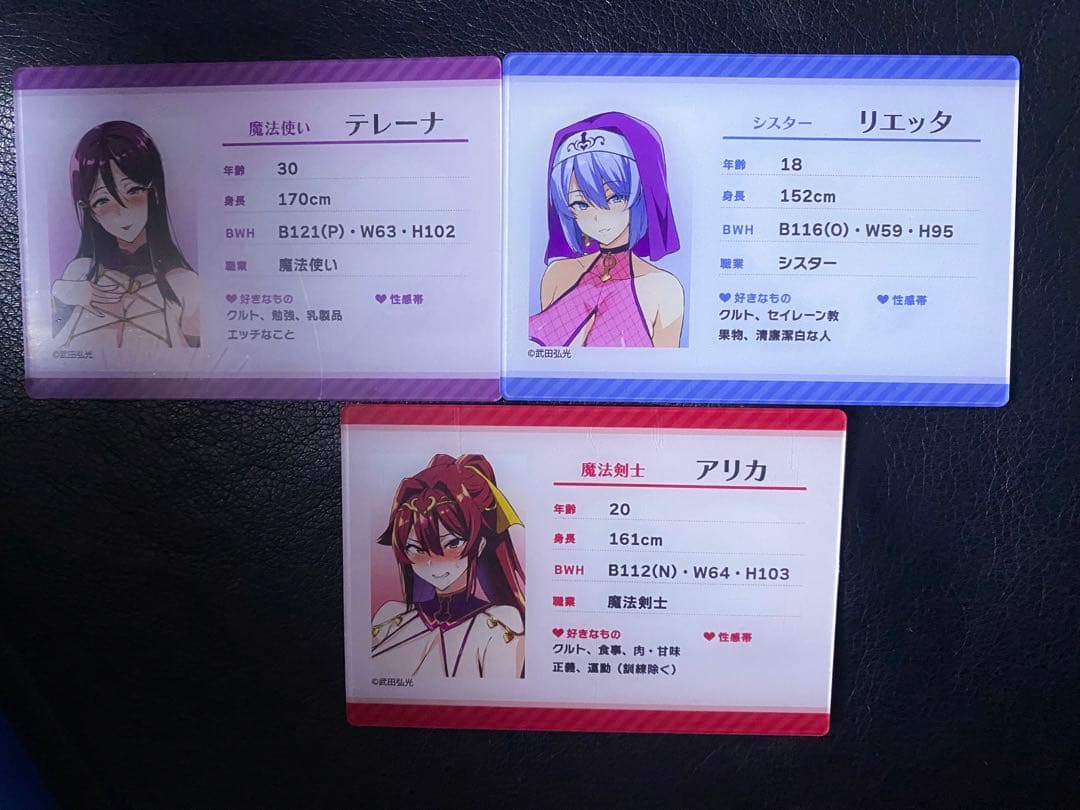 武田弘光展「NTR アリカ、テレーナ、リエッタ」アクリル