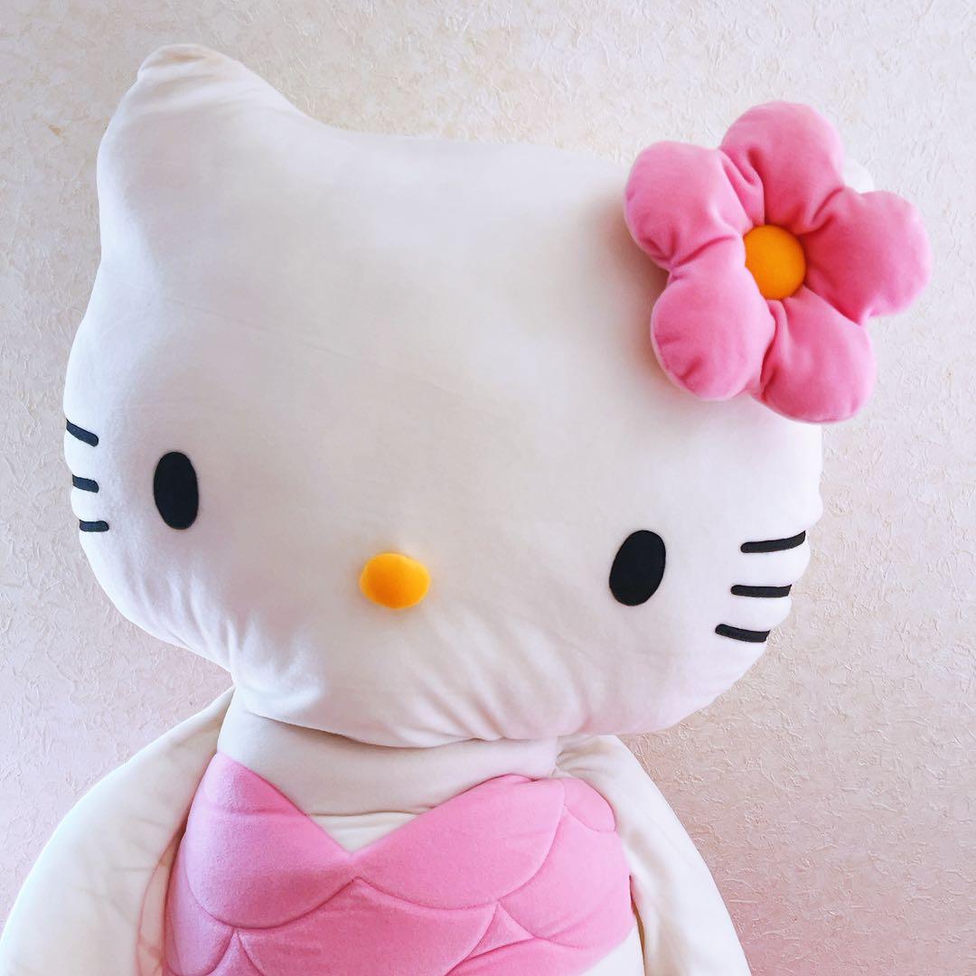 希少レア　ハローキティ　人魚　マーメイド　BIGぬいぐるみ　抱き枕