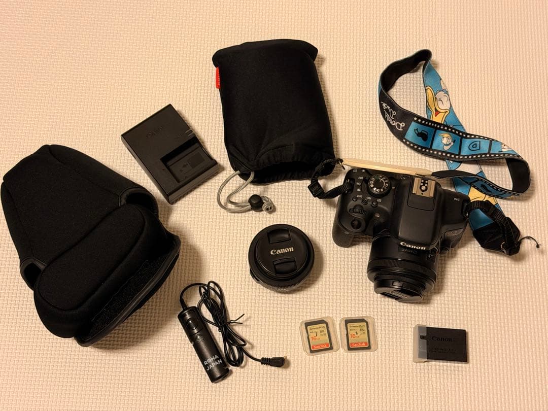 CanonEOSKiss X8i+50mmF1.8+24mmF2.8バッテリー付